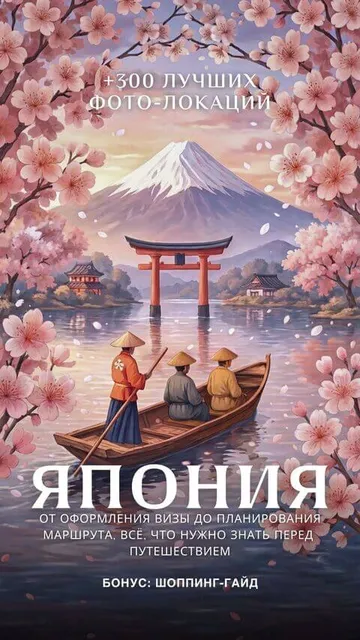 Гайд по Японии: ТОП-300 локаций + подготовка к путешествию + шоппинг